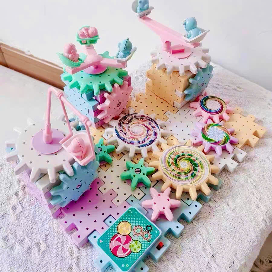 Bộ Đồ Chơi Xếp Hình Đường Ray 83 Chi Tiết