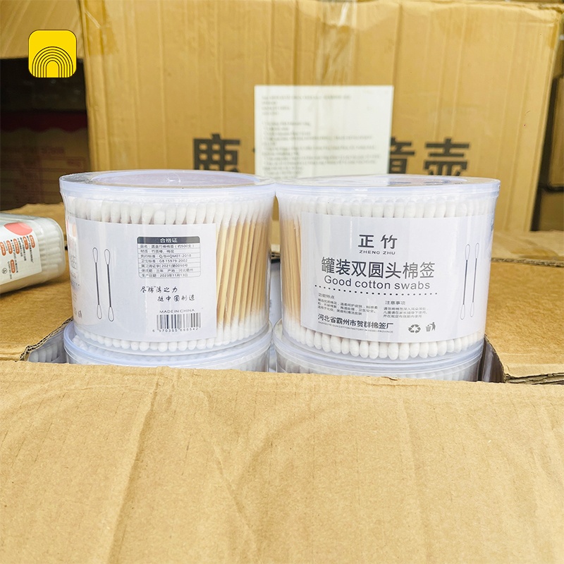 Hộp Tăm Bông Ngoáy Tai (Hộp Tròn)