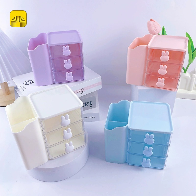 Kệ để bàn 3 ngăn kèm ống bút